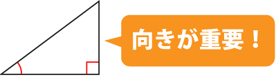 向きが重要!
